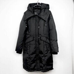 DKNY Black Down Mid-Calf Length Puffer jacket XSmall